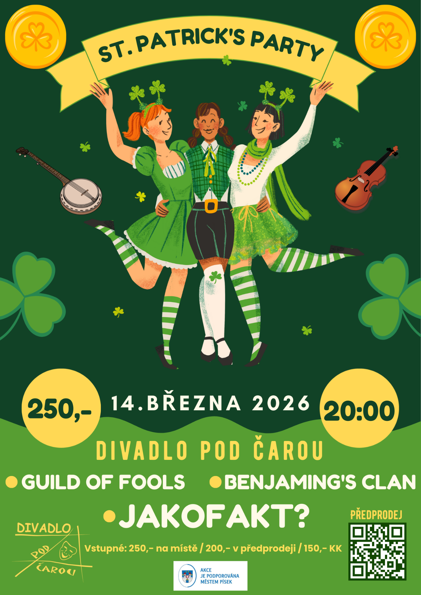 Sv. Patrick v Divadle Pod čarou